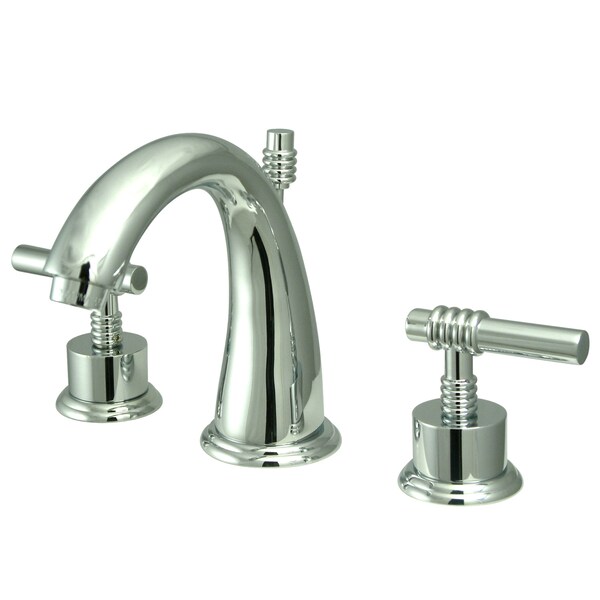8" Widespread Bathroom Faucet, Chrome